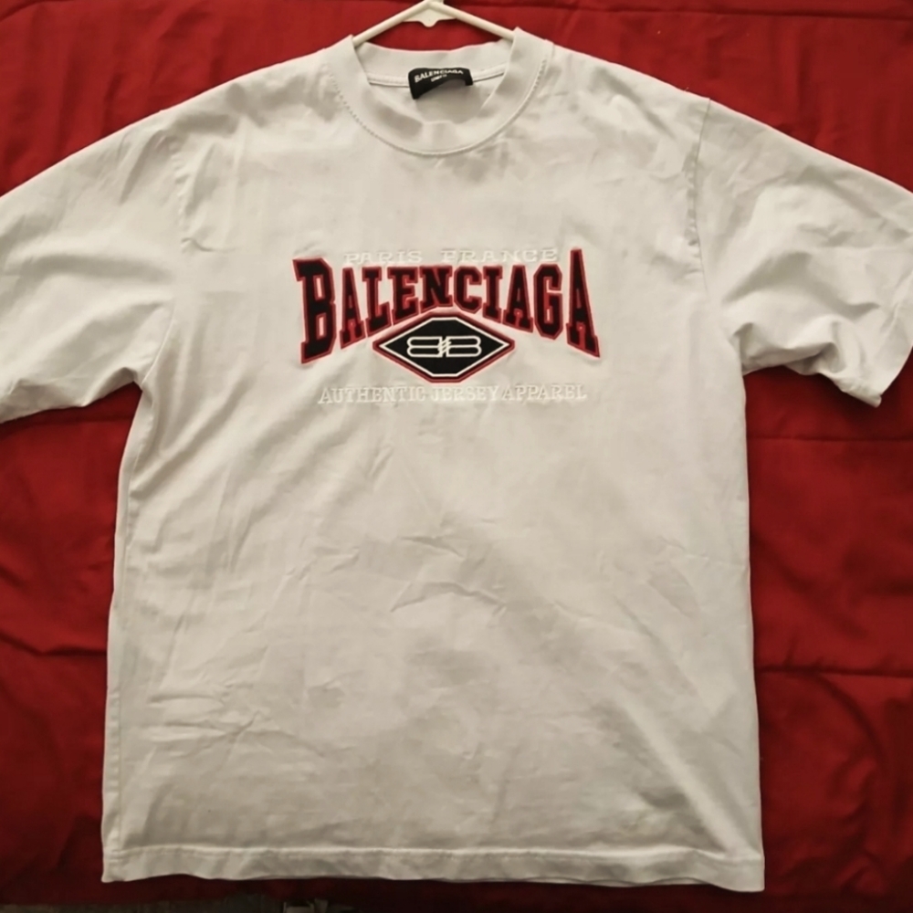 Balenciaga gray jersey apparel Men's XS OVERSIZED T-Shirt